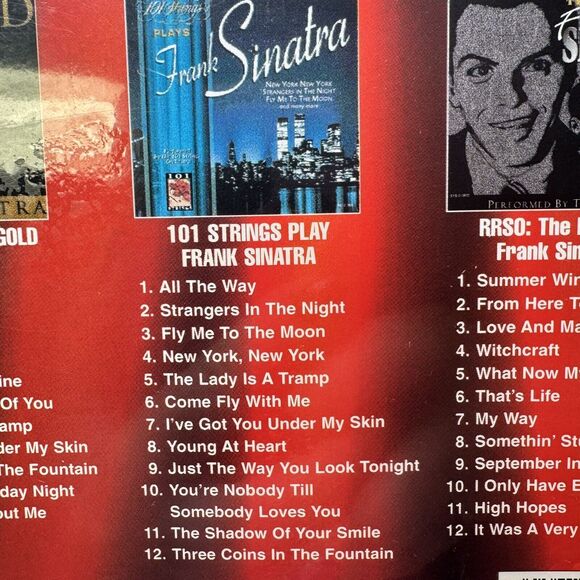 Frank Sinatra Gold Box Set Music CDs New York NY Frank Sinatra 101 Strings RRSO - Picture 5 of 7